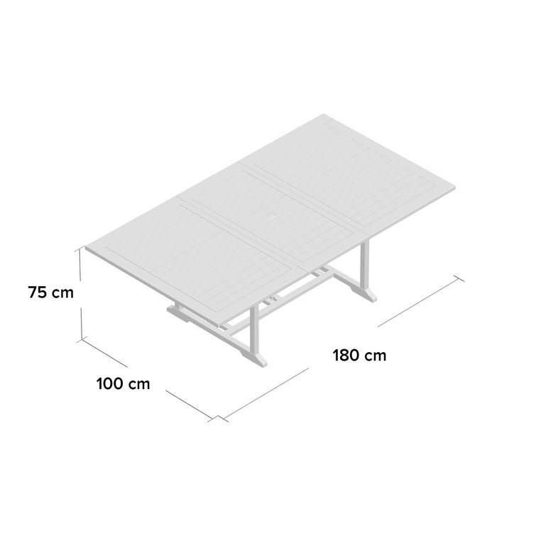 Dakota Fields Woehler Extendable Teak Dining Table Wayfair.co.uk